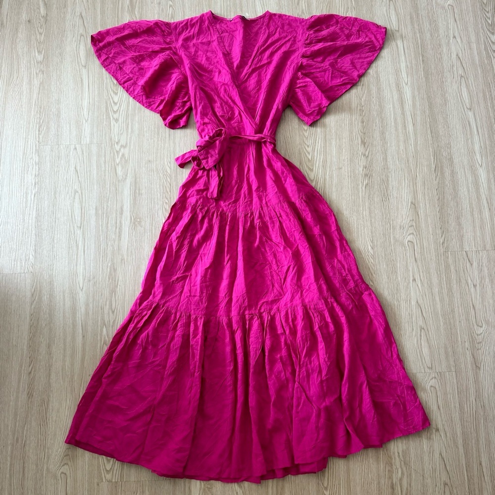 Petal & pup Barbie pink midi dress nwot - Picture 6 of 7